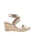 Stuart Weitzman Silver Wedges Size 9 1/2 - photo 1