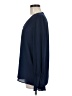 Three Eighty Two 100% Polyester Blue Long Sleeve Blouse Size M - photo 5
