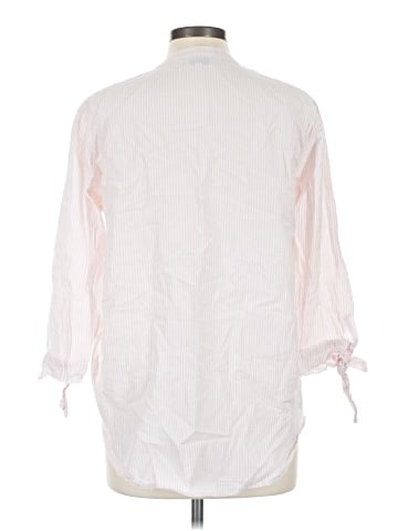 Kensie 3/4 Sleeve Button-Down Shirt (view 2)