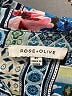 Rose + Olive 100% Polyester Blue Short Sleeve Blouse Size 3X - photo 7
