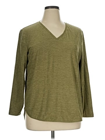 Lands' End 3/4 Sleeve T-Shirt (view 1)