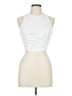 Lulus 100% Polyester White Sleeveless Top Size L - photo 1