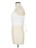 Lulus 100% Polyester White Sleeveless Top Size L - photo 5