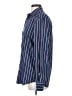 Massimo Dutti Stripes Blue Long Sleeve Button-Down Shirt Size S - photo 5