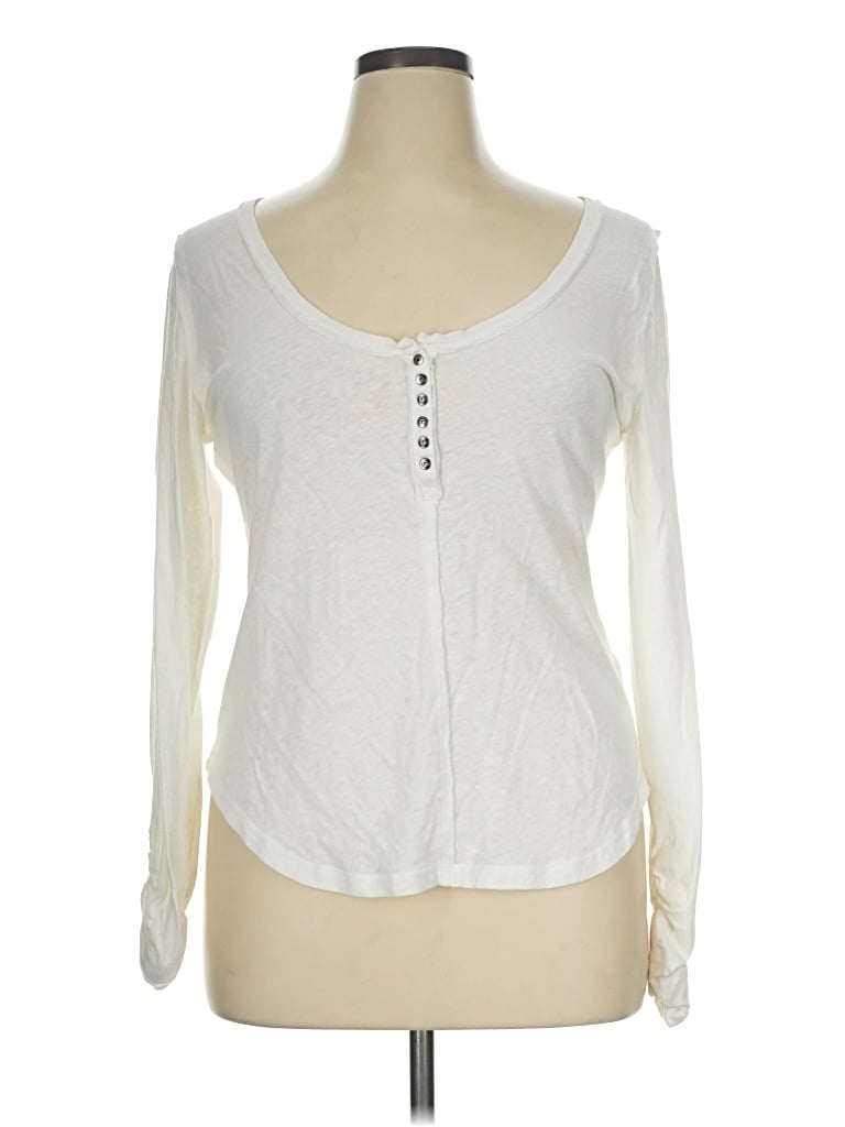 Pre-owned Pilcro Cardigan Sweater In White