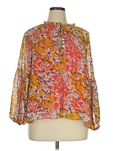 By Design Long Sleeve Blouse (view 1)