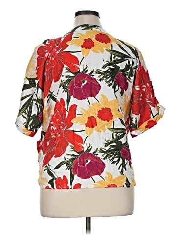 RACHEL Rachel Roy Short Sleeve Blouse (view 2)