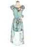 Bebop 100% Polyester Teal Romper Size M - photo 1
