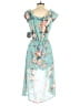 Bebop 100% Polyester Teal Romper Size M - photo 2