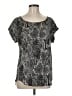 Express Gray Short Sleeve Blouse Size M - photo 1
