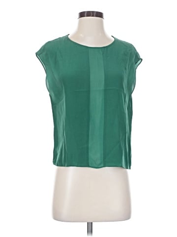Broadway & Broome Short Sleeve Silk Top (view 1)
