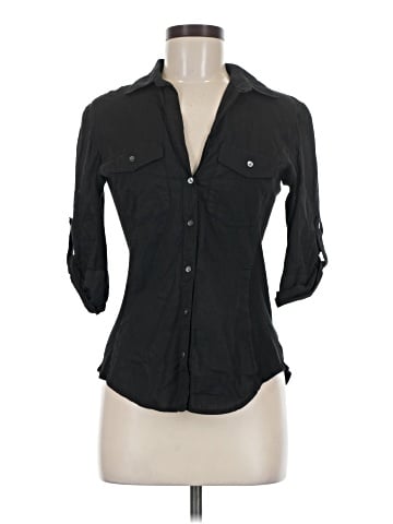 James Perse 3/4 Sleeve Button-Down Shirt (view 1)