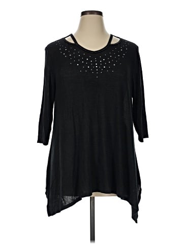 Faded Glory 3/4 Sleeve Top (view 1)