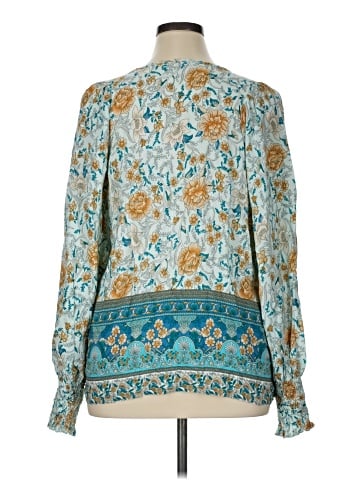 Shein Curve 3/4 Sleeve Blouse (view 2)