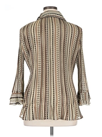 Essentials by Milano 3/4 Sleeve Blouse (view 2)