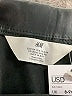 H&M 100% Polyester Solid Black Skirt Size 8 - photo 3