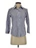 Talbots Stripes Blue 3/4 Sleeve Button-Down Shirt Size 4 Petite - photo 1