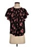 CeCe 100% Polyester Black Short Sleeve Blouse Size S - photo 1
