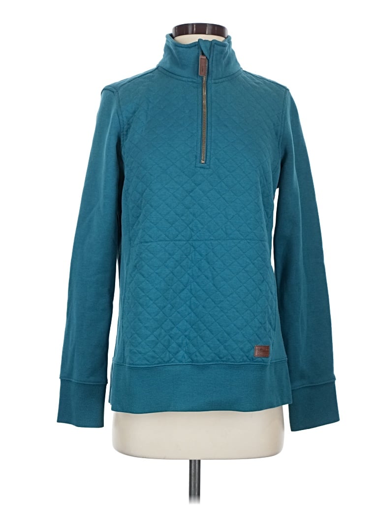 Pre-owned L.l.bean Fleece Jacket In Teal