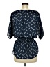 Xhilaration 100% Polyester Blue Short Sleeve Blouse Size M - photo 2