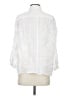 Max Studio White 3/4 Sleeve Button-Down Shirt Size S - photo 2