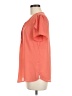Daniel Rainn 100% Polyester Orange Short Sleeve Blouse Size M - photo 5