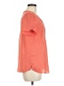 Daniel Rainn 100% Polyester Orange Short Sleeve Blouse Size M - photo 4