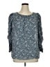 Max Studio Blue 3/4 Sleeve Blouse Size 1X - photo 1