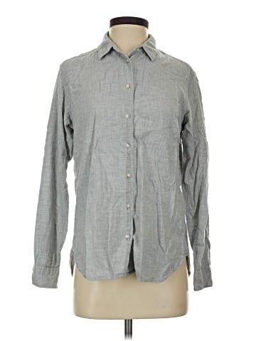 Uniqlo Long Sleeve Button-Down Shirt (view 1)