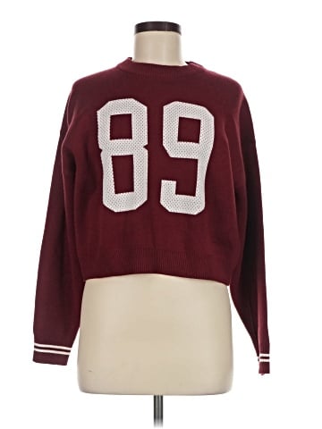 Pink Rose Pullover Sweater (view 1)
