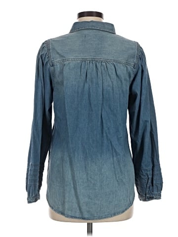 American Eagle Outfitters Long Sleeve Button-Down Shirt (view 2)