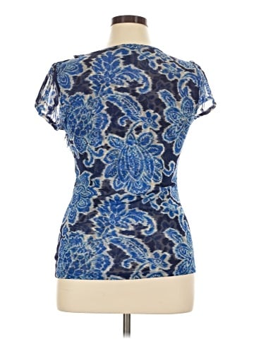 INC International Concepts Short Sleeve Blouse (view 2)
