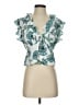 Ann Taylor LOFT 100% Polyester Teal Sleeveless Blouse Size XS - photo 1
