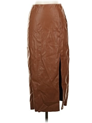 Sans Souci Faux Leather Skirt (view 1)