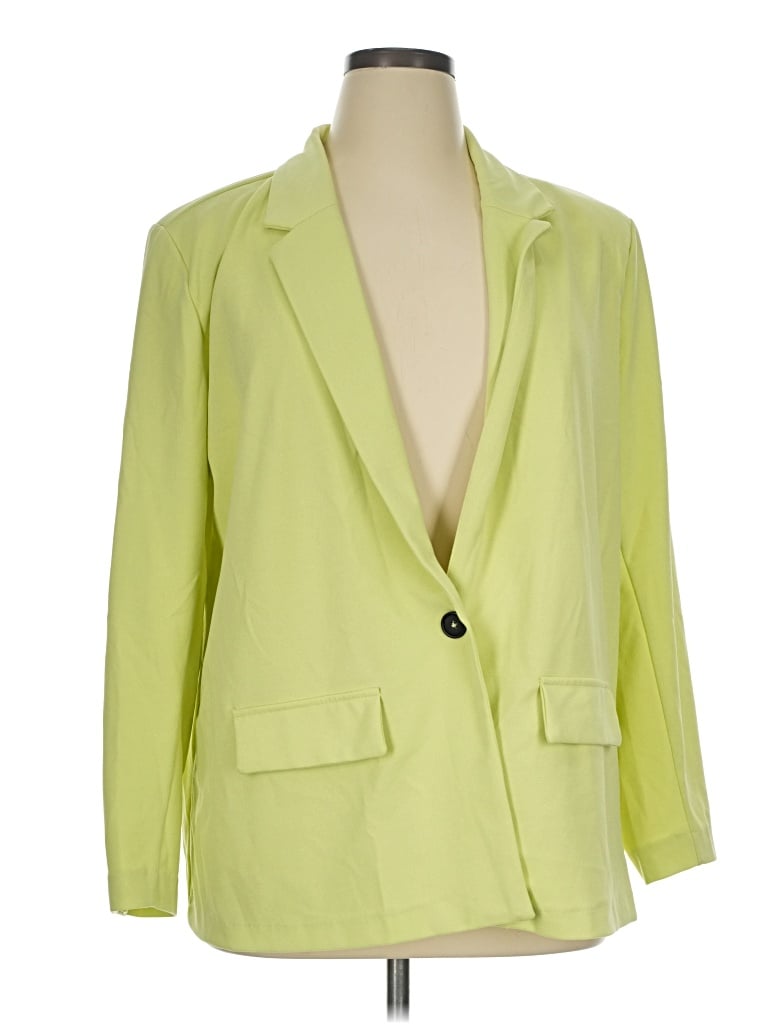 Pre-owned Ultra Flirt Blazer Jacket In Green