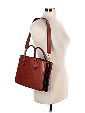 Fossil Leather Satchel (view 2)