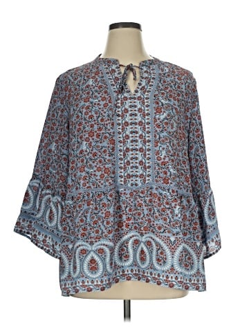 Fever 3/4 Sleeve Blouse (view 1)