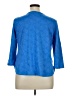 Ruby Rd. Blue 3/4 Sleeve T-Shirt Size XL Petite - photo 2