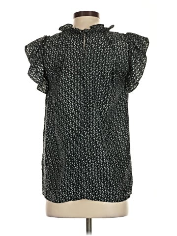Étoile Isabel Marant Short Sleeve Silk Top (view 2)