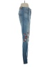 Express Floral Blue Jeans Size 4 - photo 4
