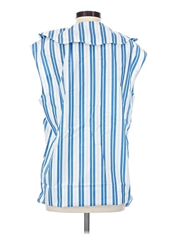 Ganni Sleeveless Button-Down Shirt (view 2)