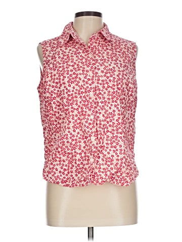 Cherokee Sleeveless Button-Down Shirt (view 1)