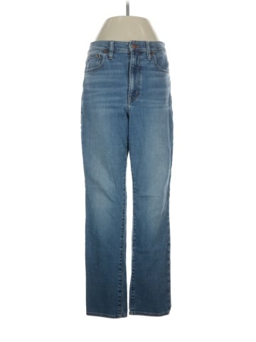 Madewell The High-Rise Slim Boyjean in Carroll Wash: Instacozy Edition (view 1)
