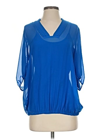 Worthington 3/4 Sleeve Blouse (view 1)