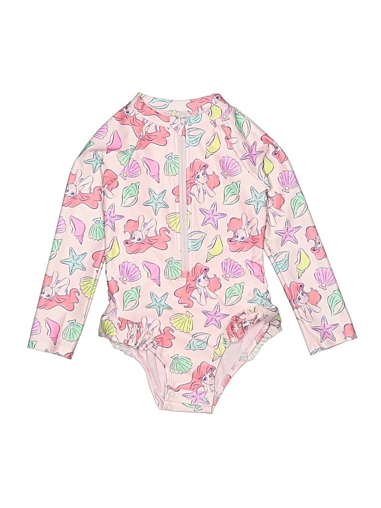 Disney X Jumping Beans Kids' One Piece Swimsuit In Multi