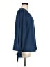CeCe Blue Long Sleeve Blouse Size M - photo 4