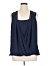 Daniel Rainn 100% Polyester Blue Sleeveless Blouse Size XL - photo 1