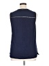 Daniel Rainn 100% Polyester Blue Sleeveless Blouse Size XL - photo 2