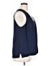 Daniel Rainn 100% Polyester Blue Sleeveless Blouse Size XL - photo 4