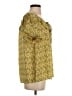Max Studio 100% Polyester Yellow Short Sleeve Blouse Size S - photo 4